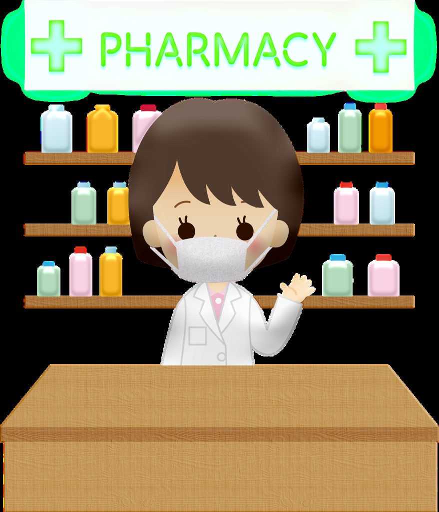 woman, pharmacist, mask